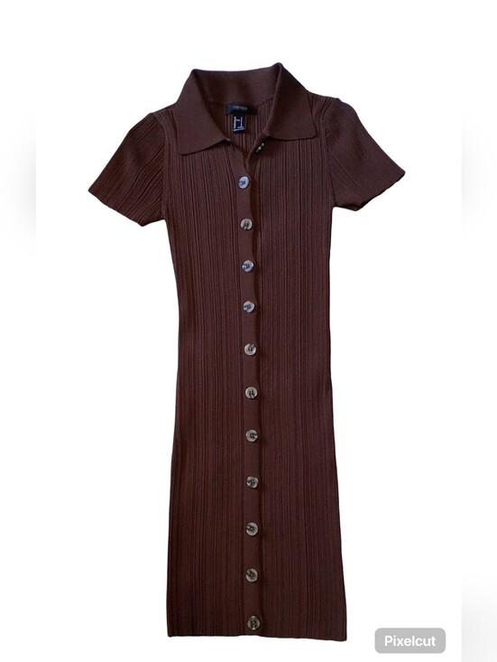 Forever 21 Dresses & Skirts - 🆕️ Forever 21 Button Down Stretchy Dress - Size S